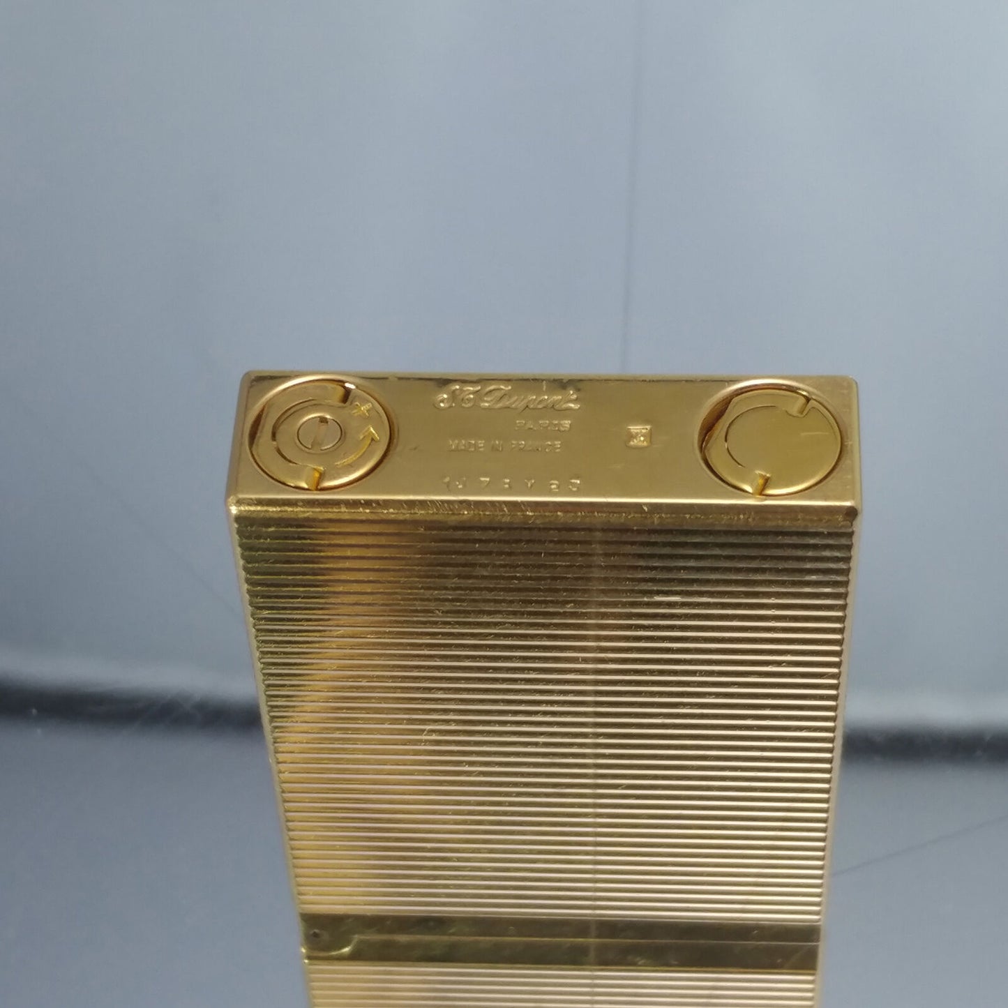 S.T. Dupont Gold Plated Horizontal Lines