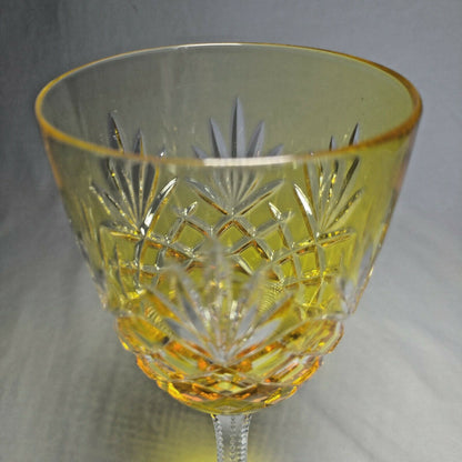 Faberge Odessa Yellow Crystal Glass