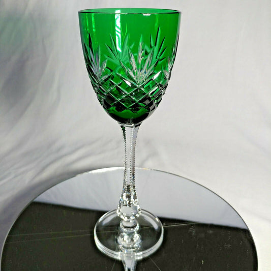 Faberge Emerald Green Odessa Crystal Glass