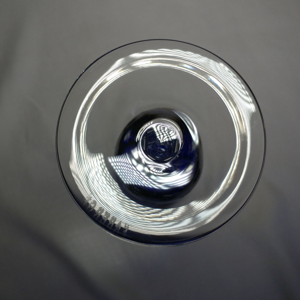 Faberge Galaxy Cobalt Bleu Crystal Flute Glass