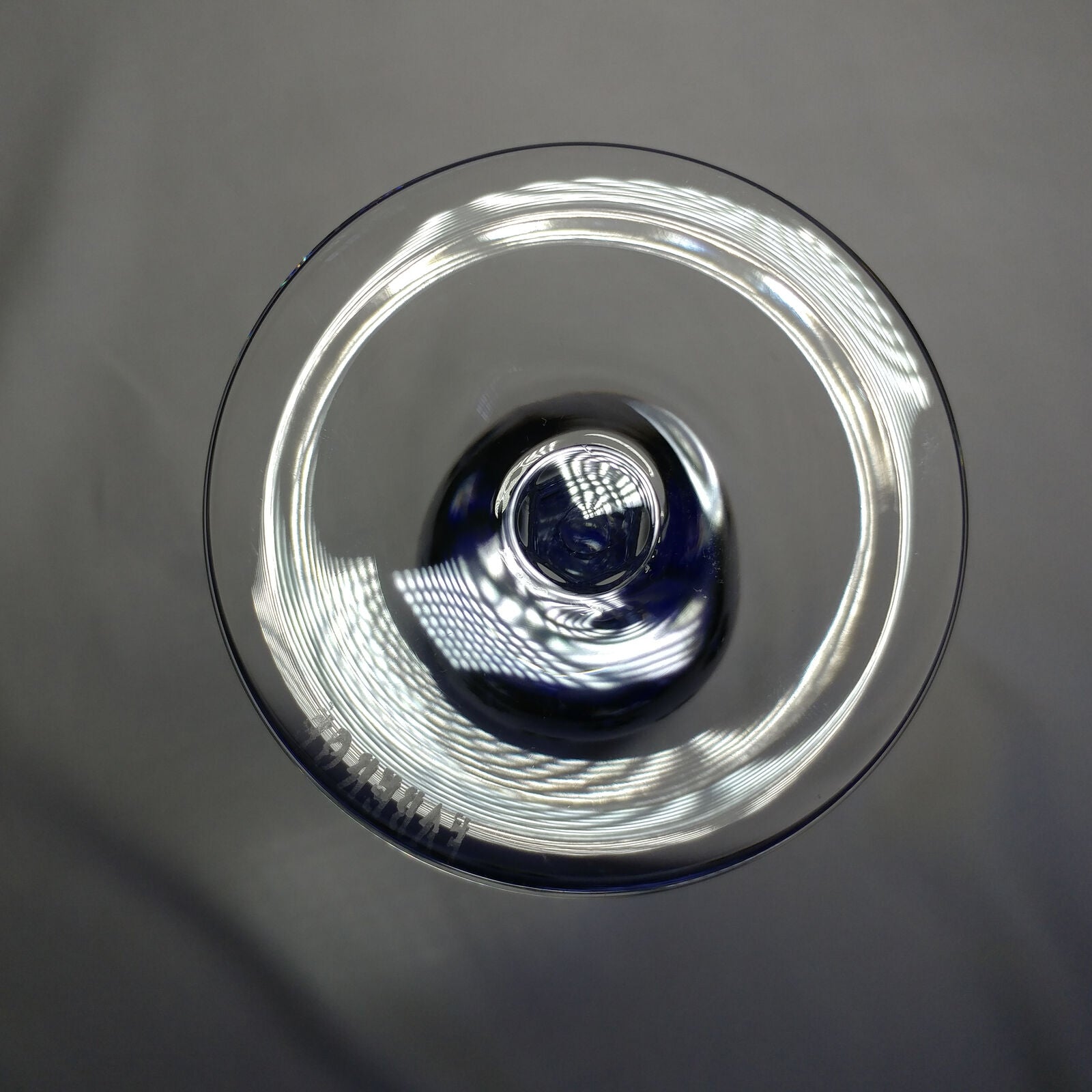 Faberge Galaxy Cobalt Bleu Crystal Flute Glass