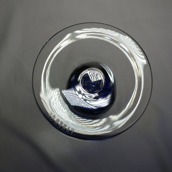Faberge Galaxy Cobalt Bleu Crystal Flute Glass