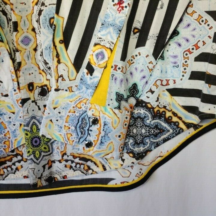 Robert Graham - Colorful Long Sleeve - Men's Medium Button Down Classic Fit