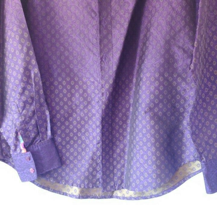 Robert Graham - Colorful Long Sleeve - Men's Medium Button Down Classic Fit