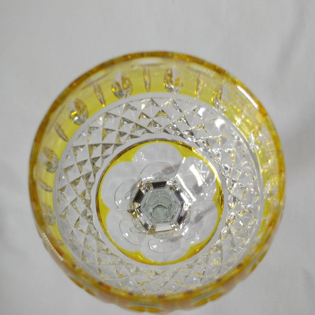 FABERGE | YELLOW XENIA IMPERIAL YELLOW GOLD CRYSTAL GOBLET | SINGLE