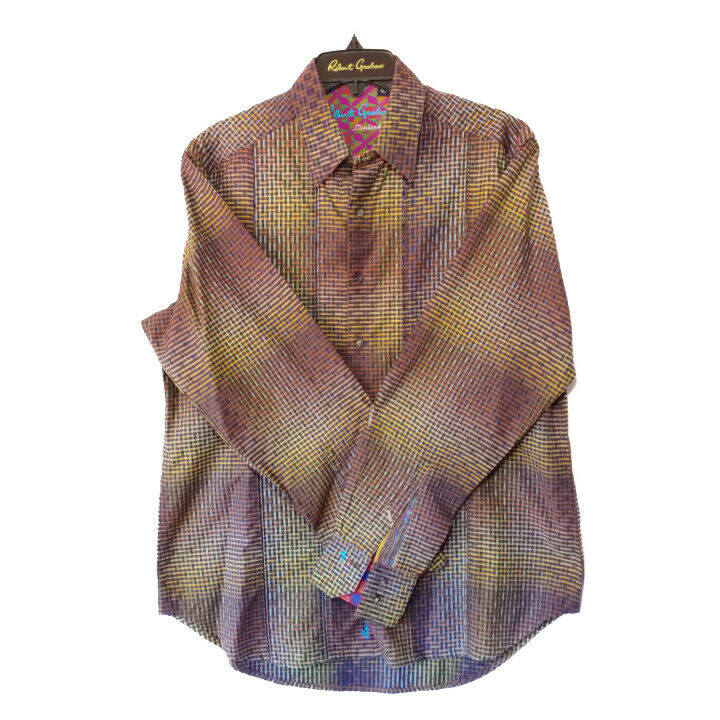 Robert Graham - Colorful Long Sleeve - Men's Medium Button Down Classic Fit