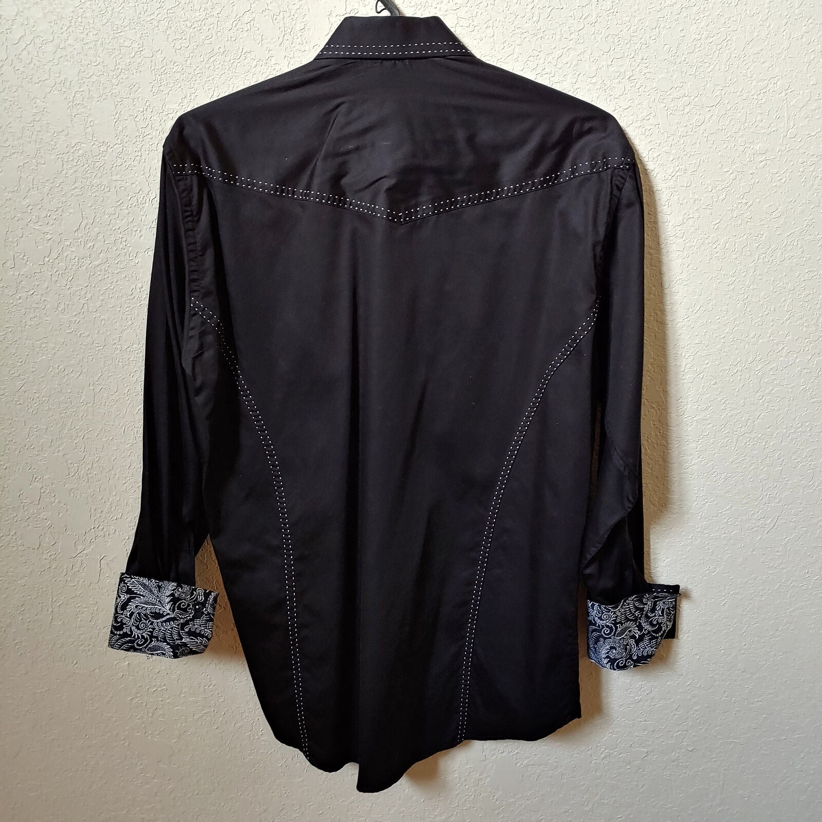 Envy Couture | Slim Fit | Black Longsleeve Buttondown Casual Shirt