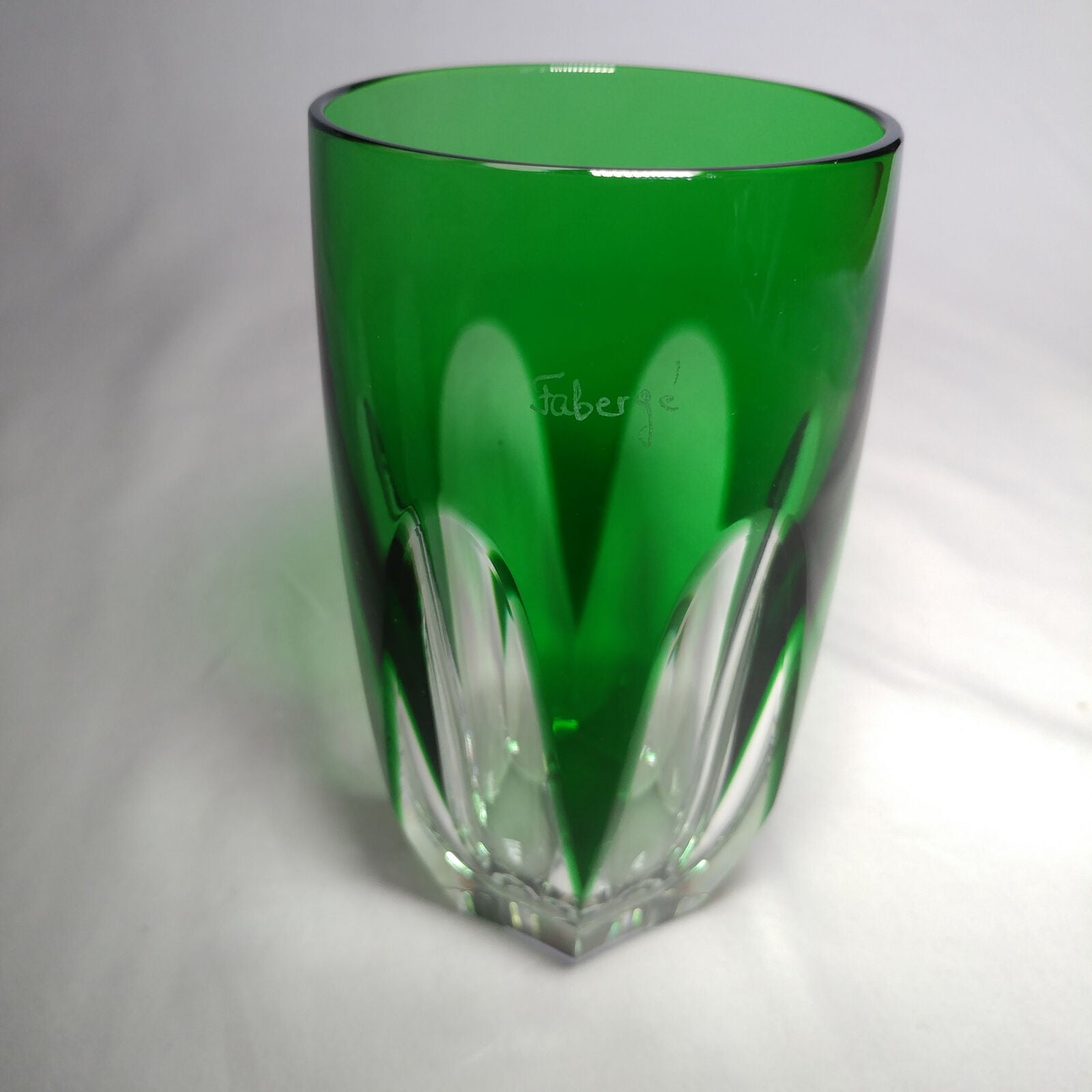 Fabergé Crystal Emerald Green Glass