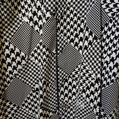 John Lennon | Men's Black and White Patterned Longsleeve Buttondown Casual Shirt