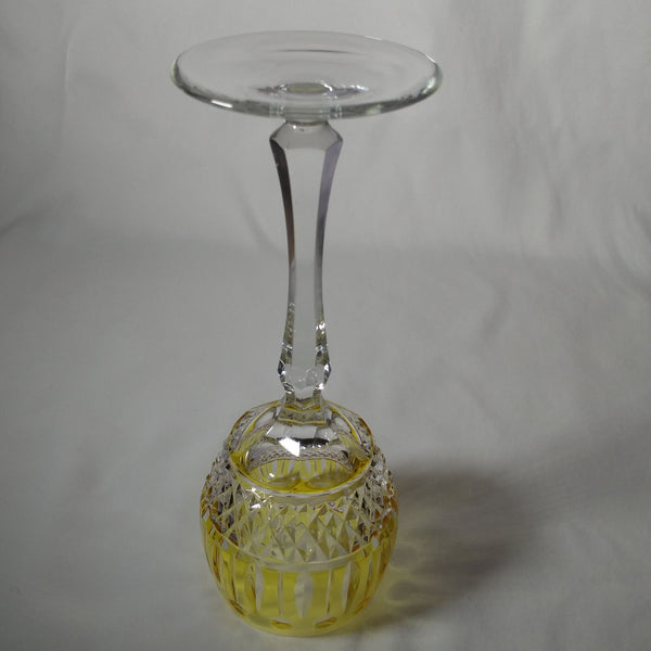 FABERGE | YELLOW XENIA IMPERIAL YELLOW GOLD CRYSTAL GOBLET | SINGLE