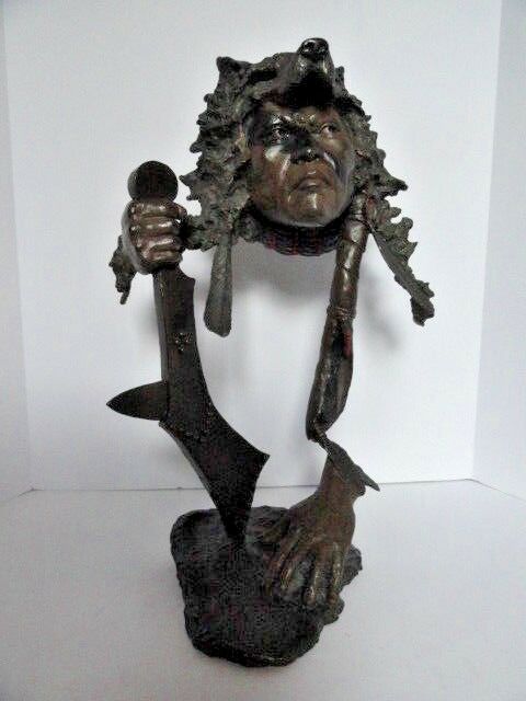 Mark Hopkins "I Have Seen Tomorrow" Limited Edition Bronze Sculpture