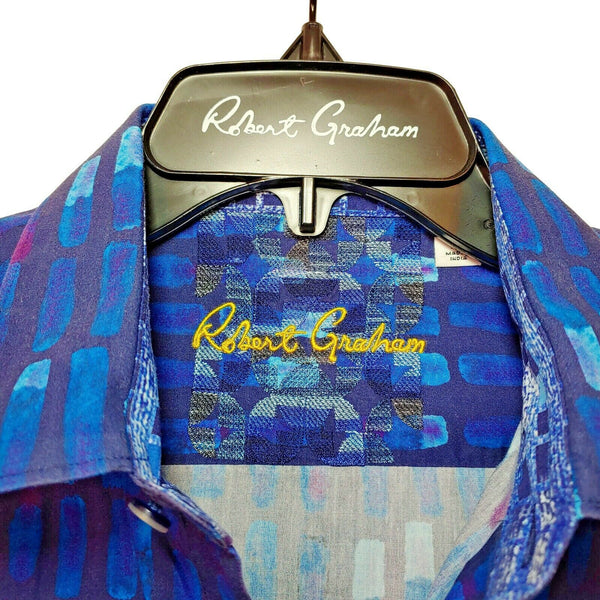 Robert Graham - Colorful Long Sleeve - Men's Medium Button Down Classic Fit