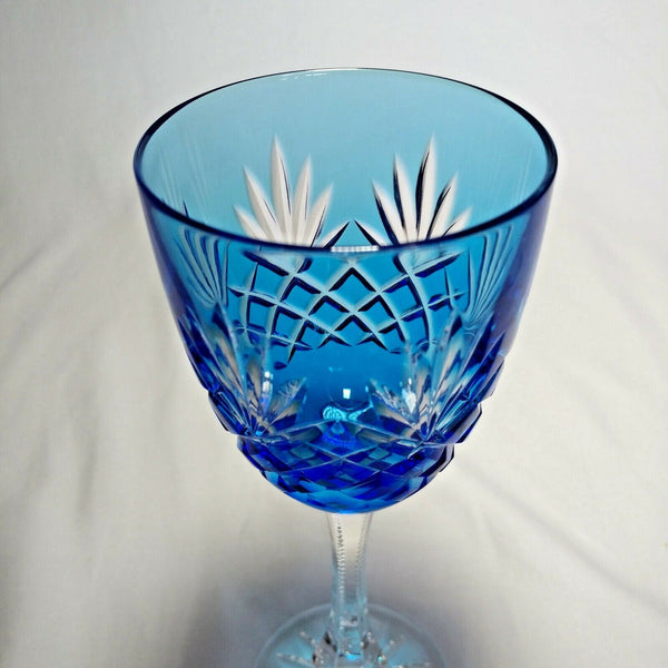 Faberge Odessa Sky Blue Crystal Glass