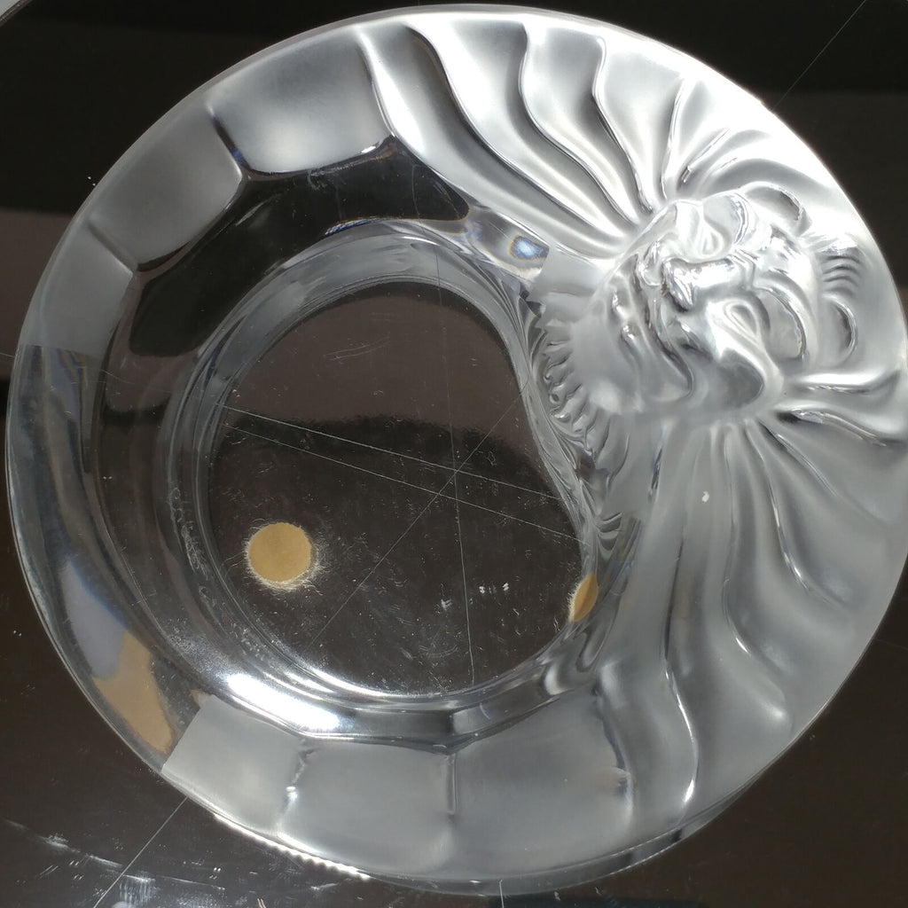 Lalique | Crystal "Tete De Lion" Ashtray