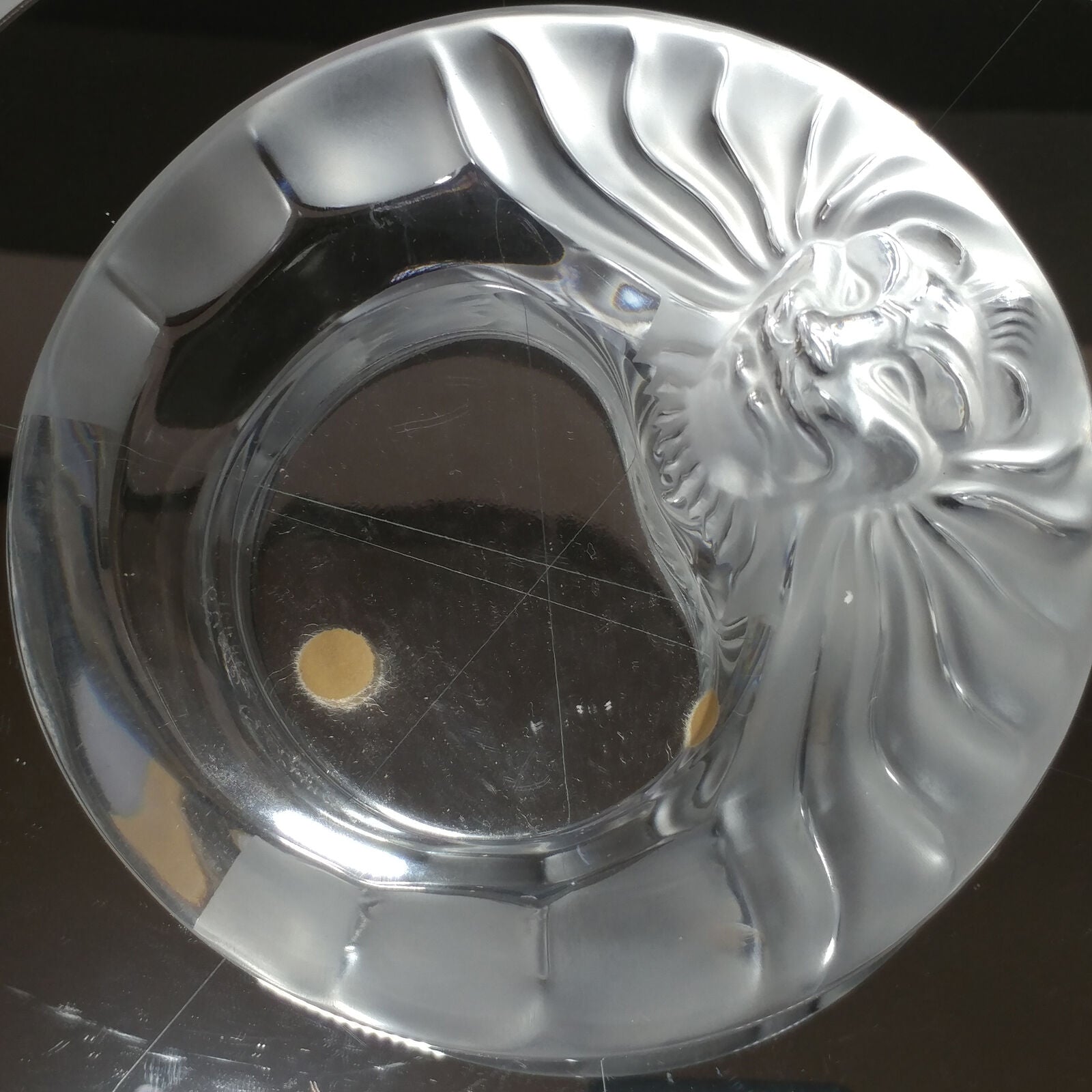 Lalique | Crystal "Tete De Lion" Ashtray