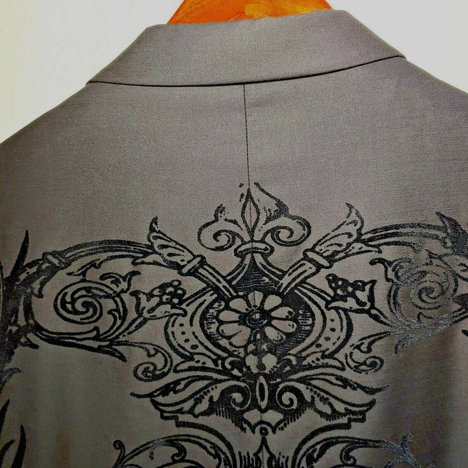 Saks Fifth | Giorgio Armani | Black Suit Jacket w/Lion Design On The Back