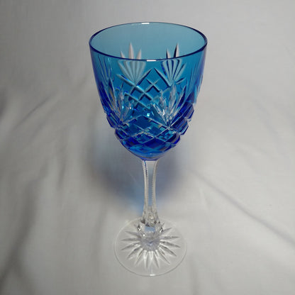 Faberge Odessa Sky Blue Crystal Glass