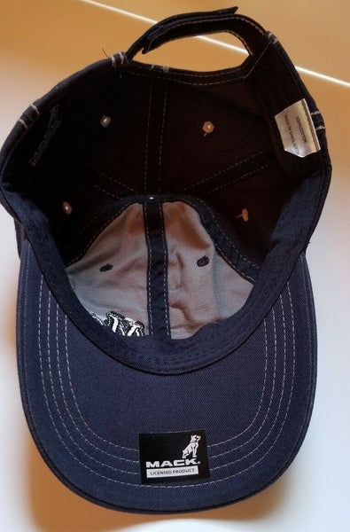 Mack Trucks Blue Denim  Embroidered Baseball Cap