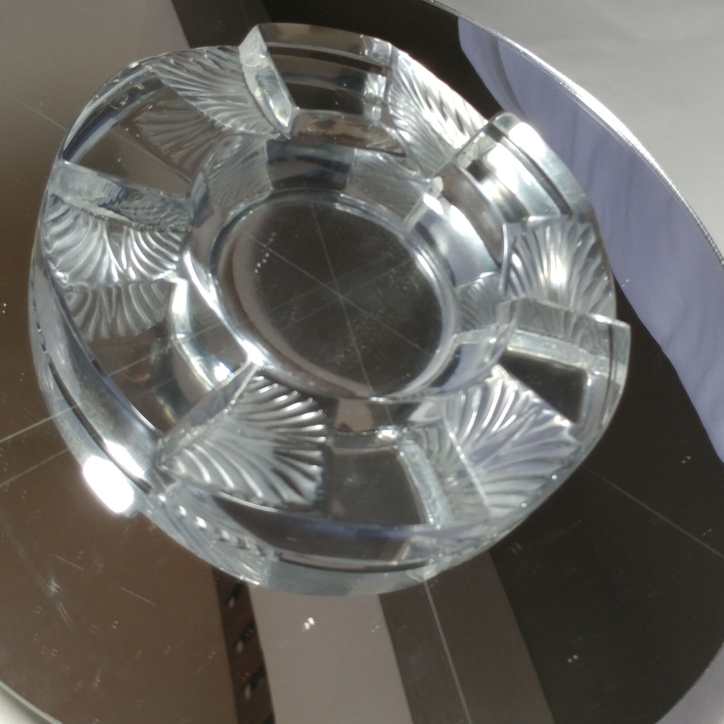 Lalique Cuba Crystal  Ashtray