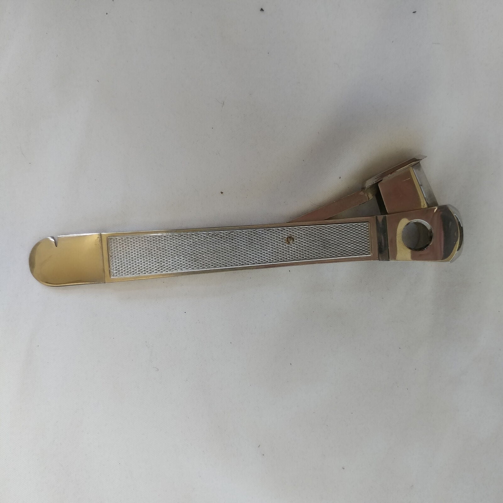Vintage Cigar Cutter/Punch w/Box Opener and Metal Handle