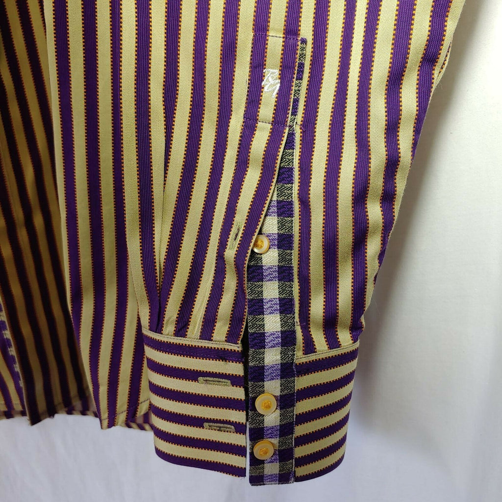 Robert Graham - Colorful Long Sleeve - Men's Medium Button Down Classic Fit