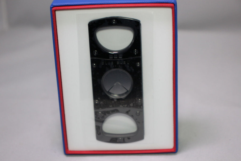 Elie Bleu Cigar Cutter, Black Finish | EBC1001 New In Box