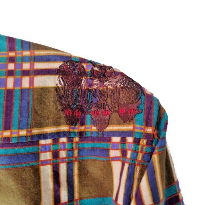 Robert Graham - Colorful Long Sleeve - Men's Medium Button Down Classic Fit