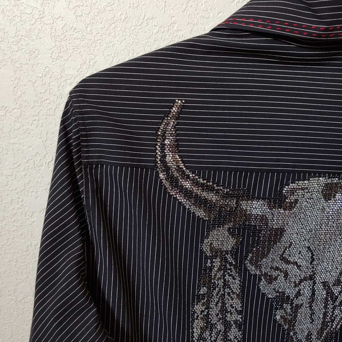 Artine | Men's Black Long sleeve Button down Casual Shirt