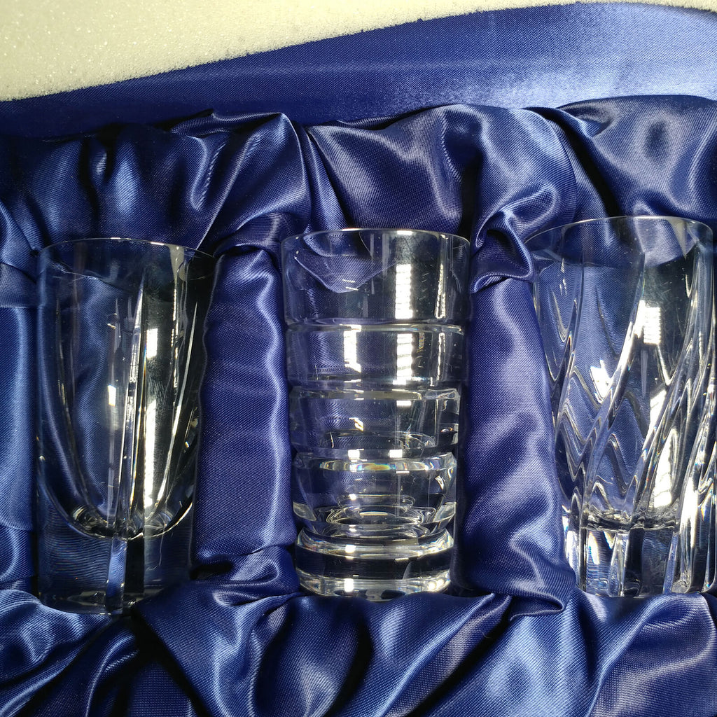 Faberge Clear Crystal Shot Glasses