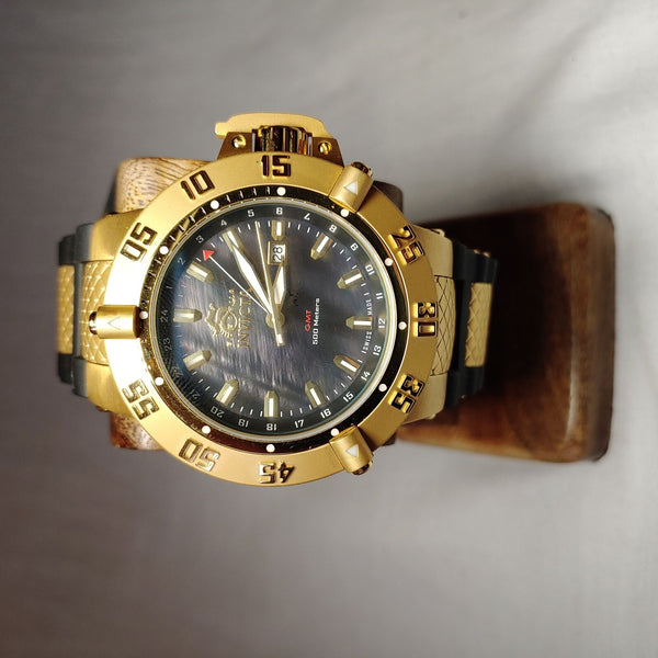 INVICTA SUBAQUA NOMA III MENS QUARTZ 50MM BLACK CASE STAINLESS STEEL DIAL