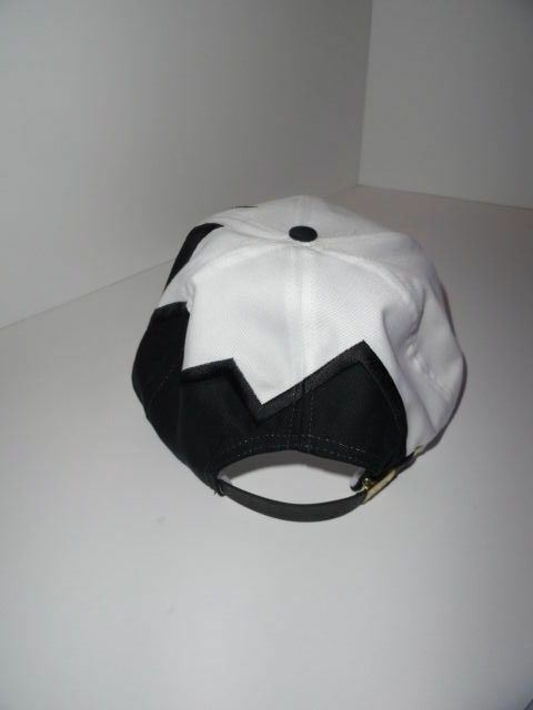 Marine Machine embroidered Black jagged edge baseball cap