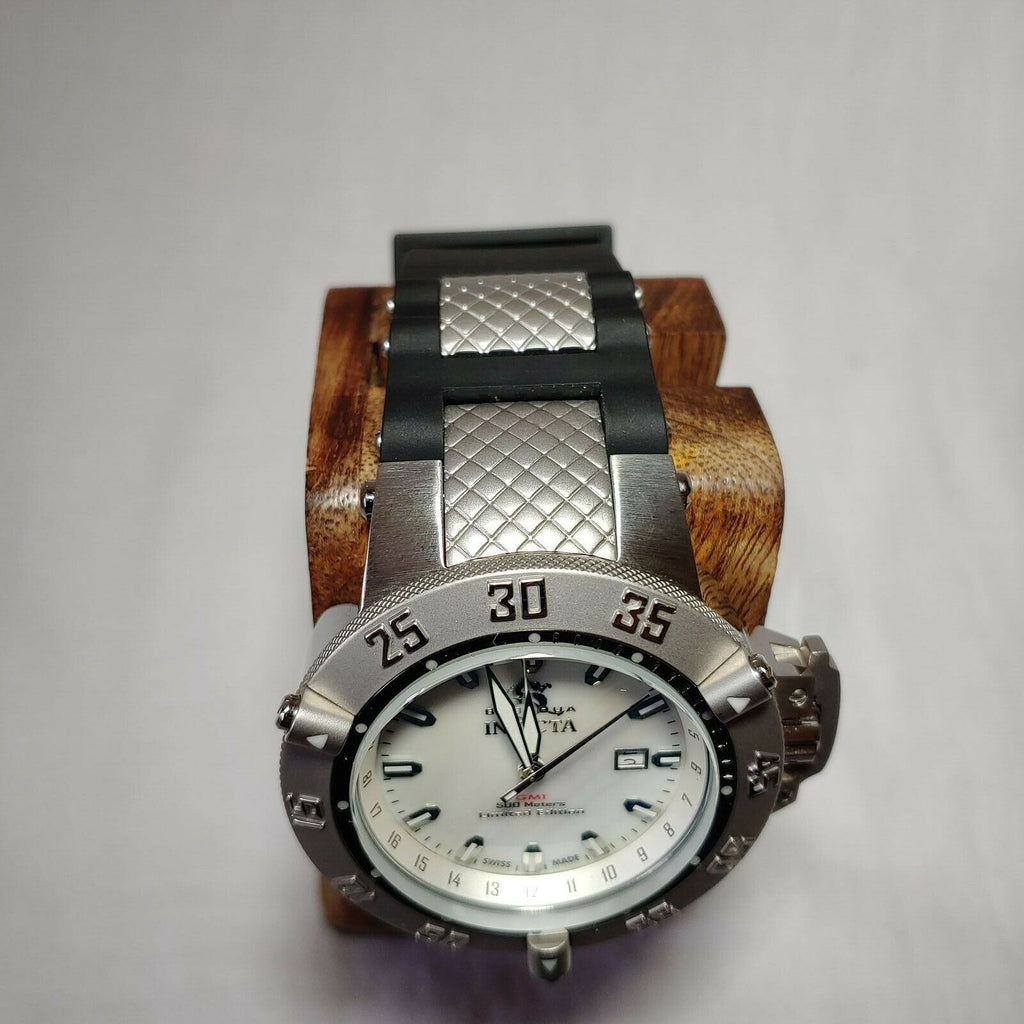 INVICTA SUBAQUA NOMA III MENS QUARTZ 50MM WHITE CASE STAINLESS STEEL DIAL