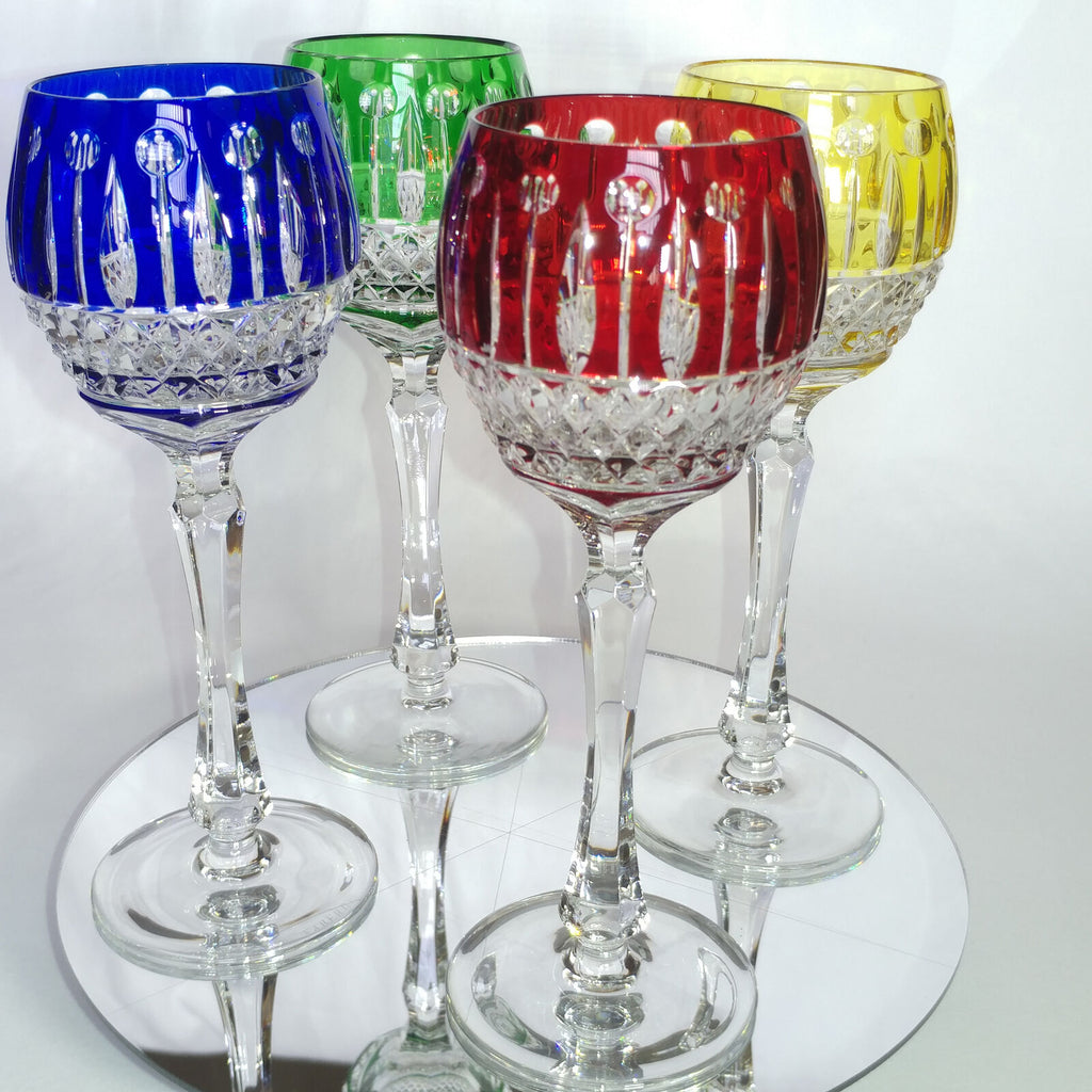 FABERGE XENIA IMPERIAL CASED CUT TO CLEAR CRYSTAL GOBLET SIGNED