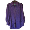 Robert Graham Colorful Long Sleeve Button-Down Shirt - Men's Medium