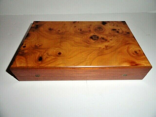 Mastro de Paja Burl Wood storage box # 3