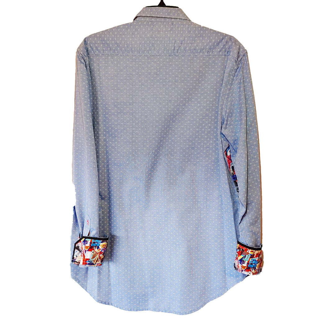 Robert Graham - Colorful Long Sleeve - Men's Medium Button Down Classic Fit