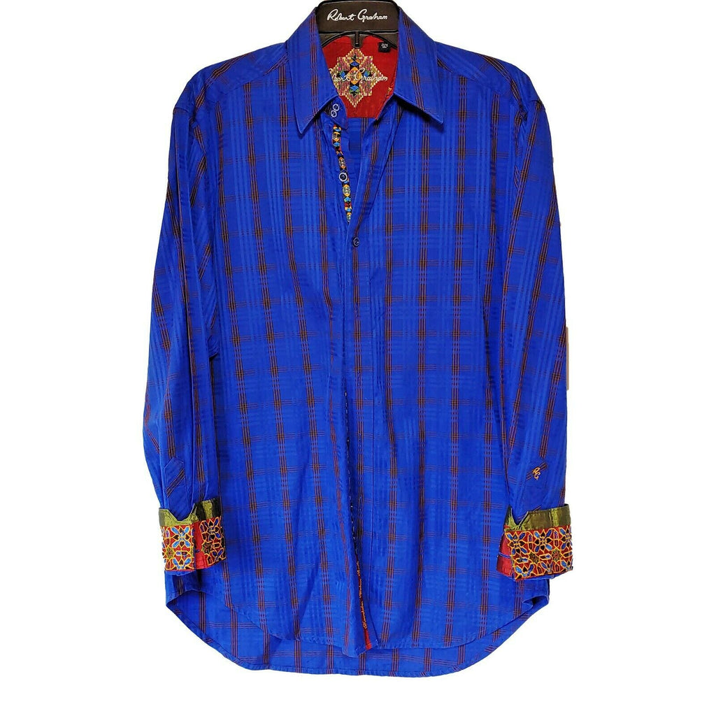 Robert Graham - Colorful Long Sleeve - Men's Medium Button Down Classic Fit