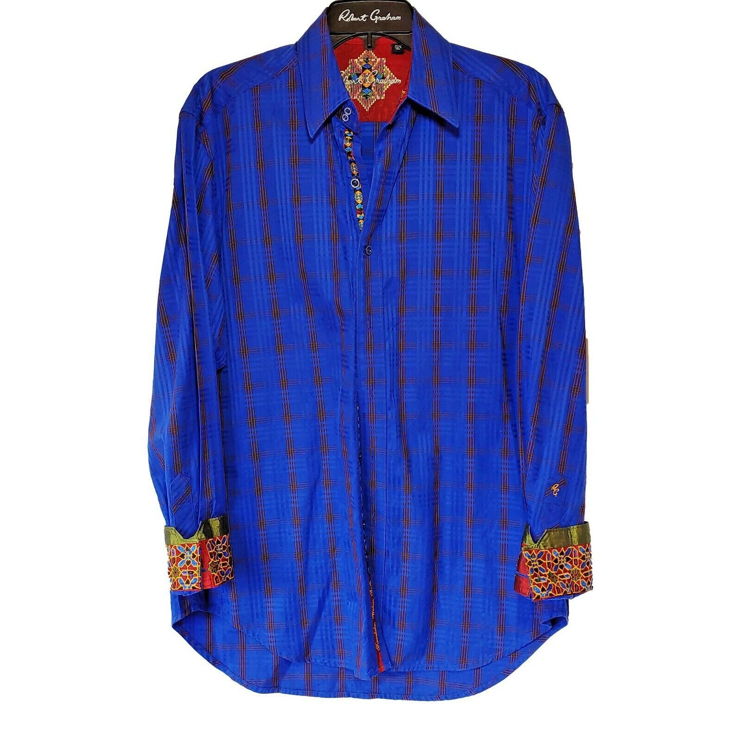 Robert Graham - Colorful Long Sleeve - Men's Medium Button Down Classic Fit