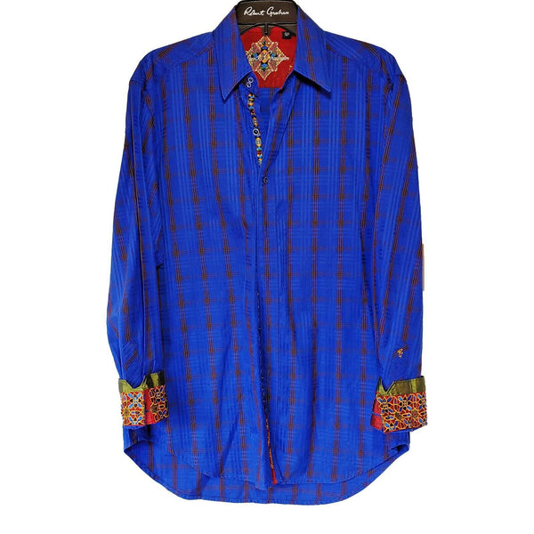 Robert Graham - Colorful Long Sleeve - Men's Medium Button Down Classic Fit