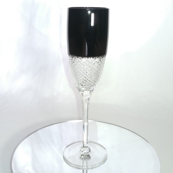 Faberge Flutes in Amethyst Diamond pattern in the original box