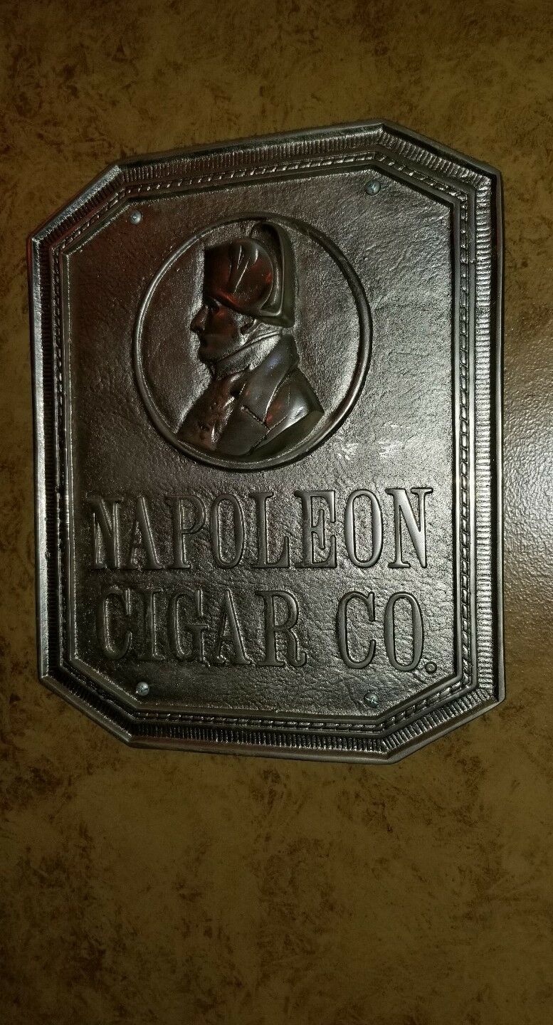 Napoleon Co. Nickel-Plated Bronze Sign