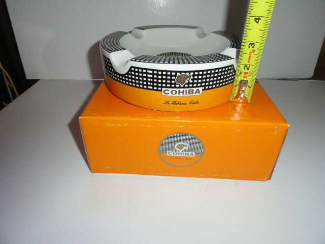 Ceramic ashtray in the box  8" diameter