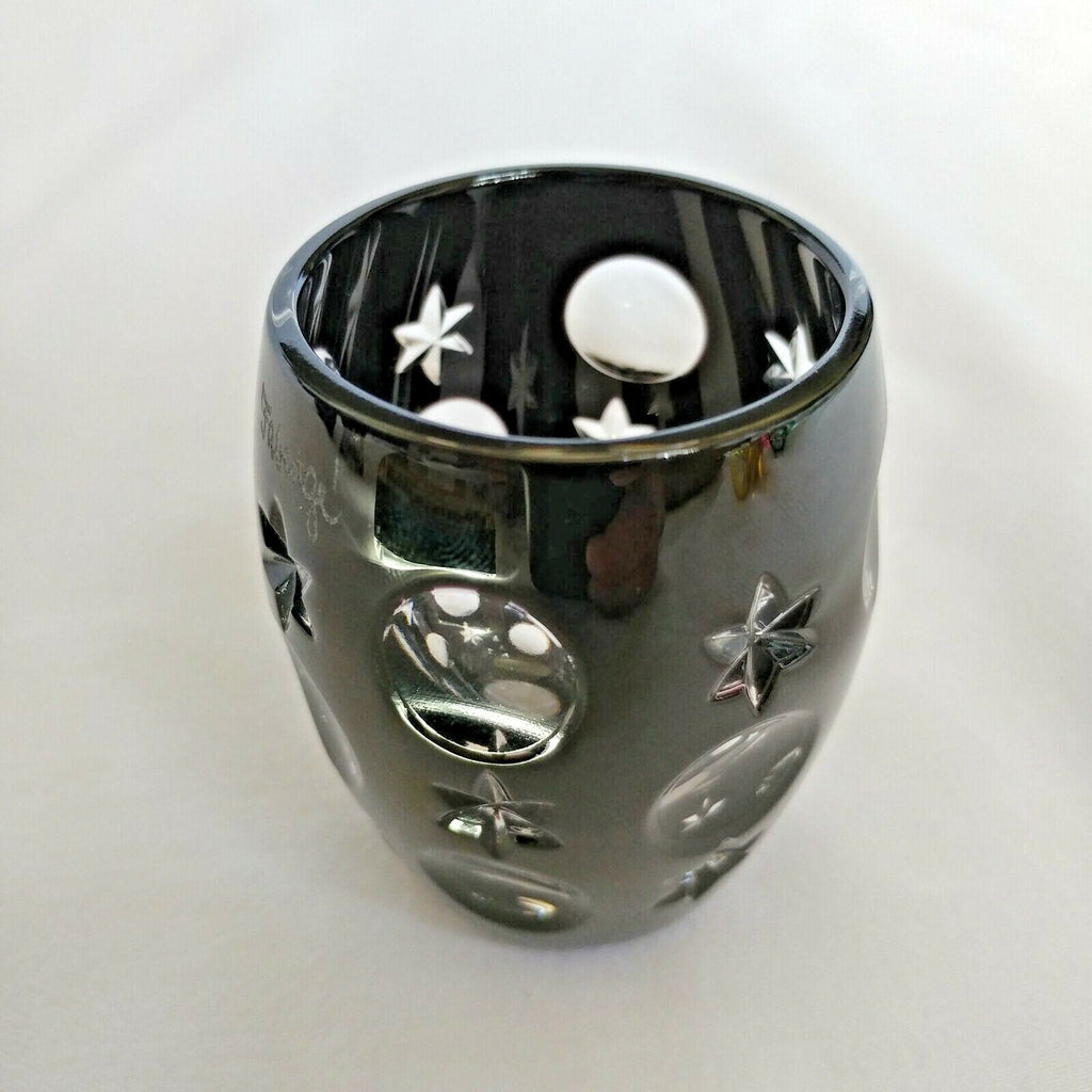 Faberge Black Galaxy Crystal  Shot Glass