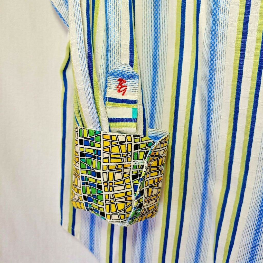 Robert Graham - Colorful Long Sleeve - Men's Medium Button Down Classic Fit