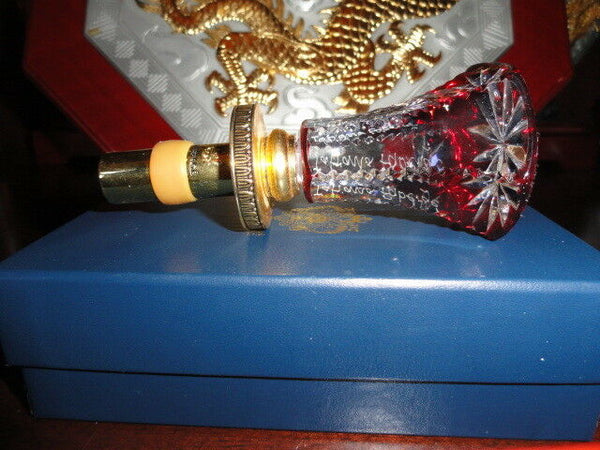 faberge crystal bottle stopper