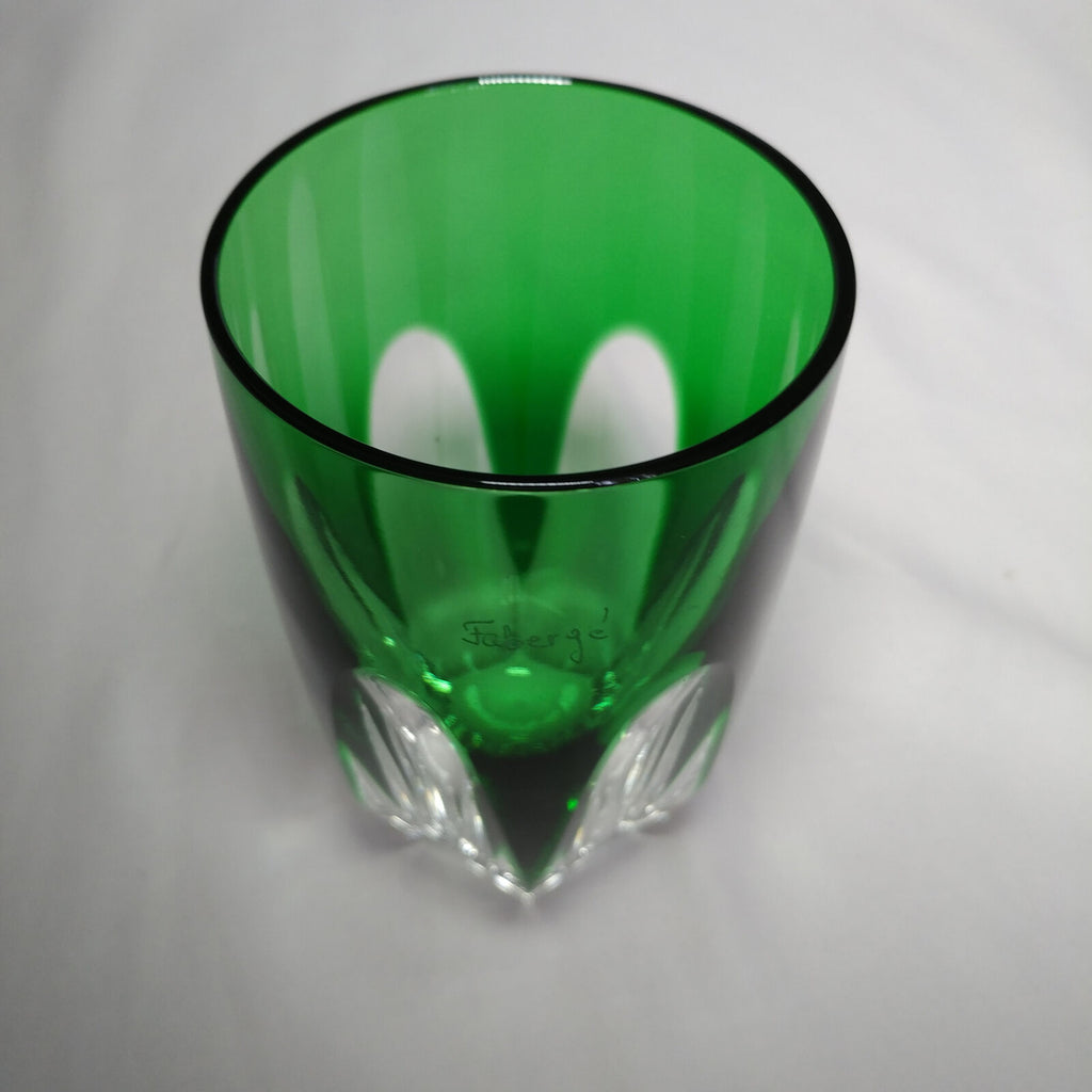 Fabergé Crystal Emerald Green Glass
