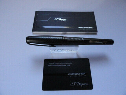 S.T. Dupont James Bond 007 Black PVD Fountain Pen