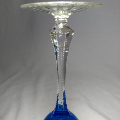 Faberge Odessa Sky Blue Crystal Glass