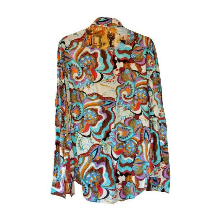 Robert Graham - Colorful Long Sleeve - Men's Medium Button Down Classic Fit