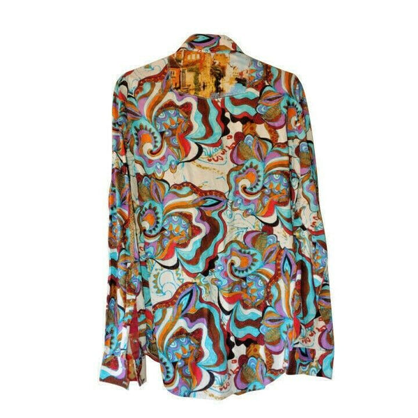 Robert Graham - Colorful Long Sleeve - Men's Medium Button Down Classic Fit